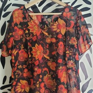 Margaret sheer blouse